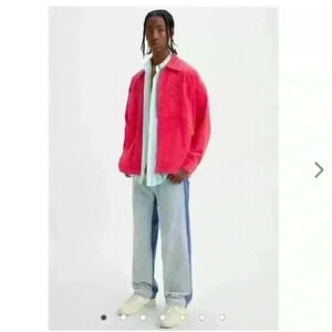 Levis Men’s Jeans33X34 Blue Denim Strong Two Tone Baggy Straight Leg NWT Skater‎